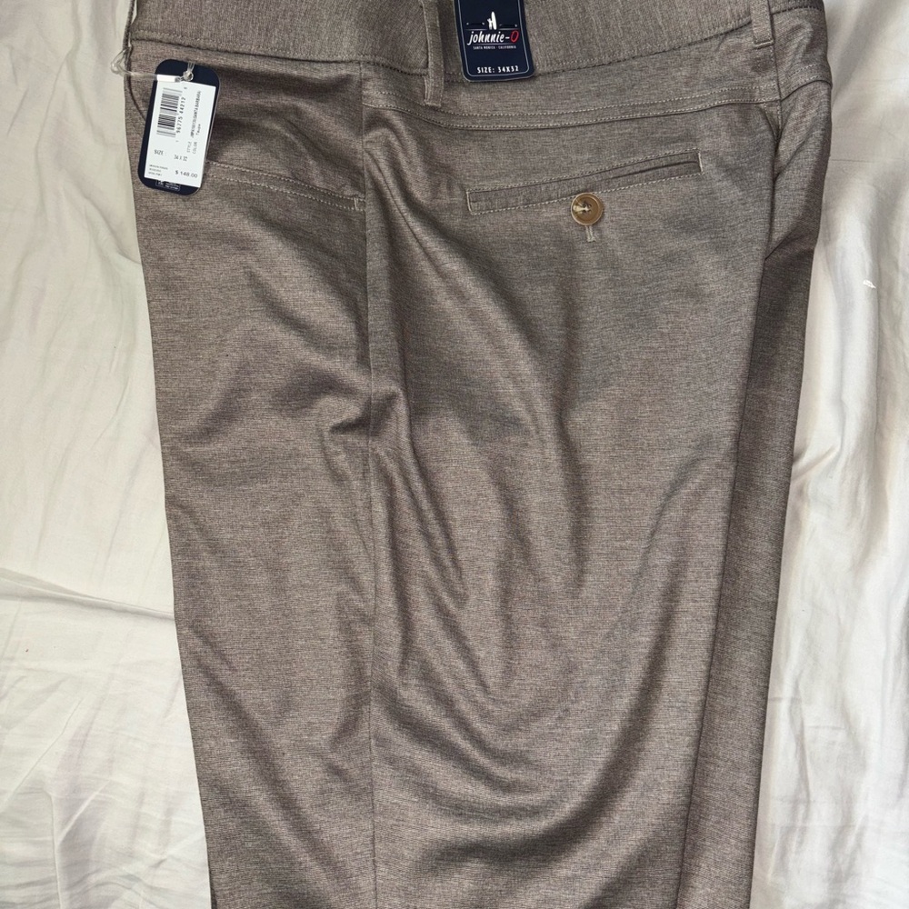 NWT Johnnie-O Taupe Dress Pants